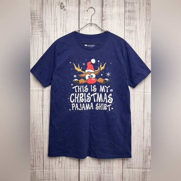 Gildan Other - This Is My Christmas Pajama Shirt Reindeer Tee 2XLT Funny Holiday